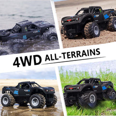 KB KAIBO Monster Truck blue batteries-included pack powers longer play.
