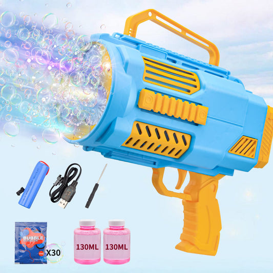 KB KAIBO bubble gun front view with kid-friendly grip for easy play