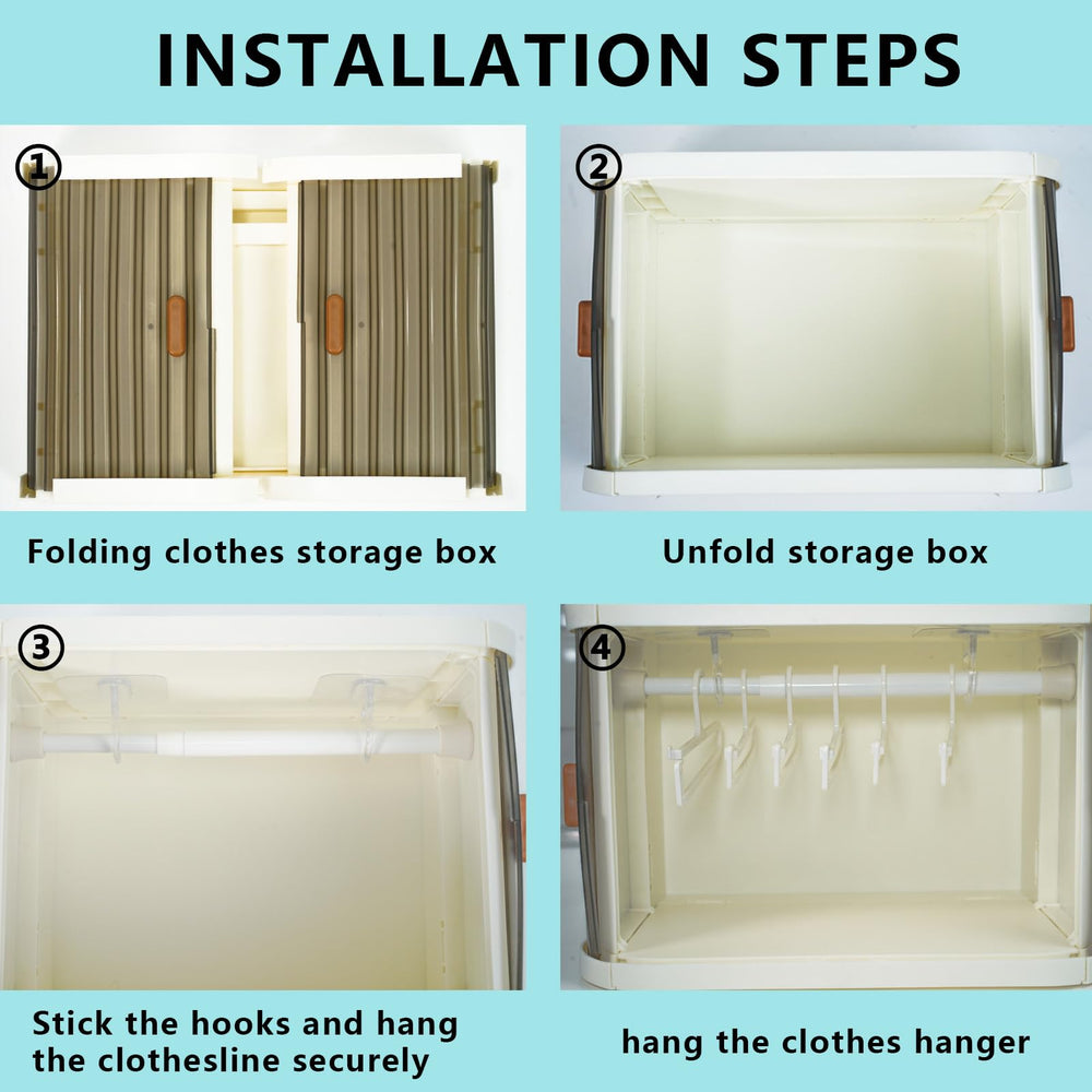 KBBYT compact wardrobe stored in a suitcase, great for travel.