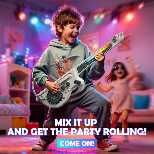 KCAKS kids guitar with easy buttons supports quick learning and creative play