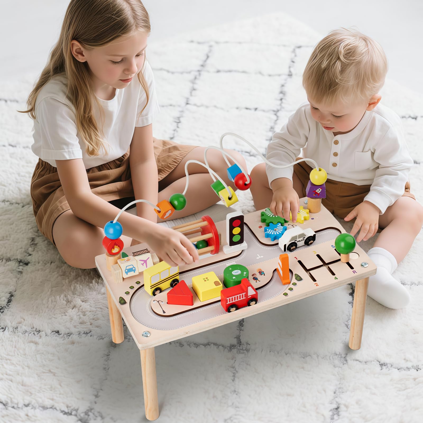 KDSFT Activity Table compact size fits small spaces and easy storage.