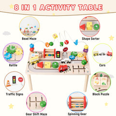 KDSFT Activity Table traffic signs promote early spatial awareness during imaginative play.