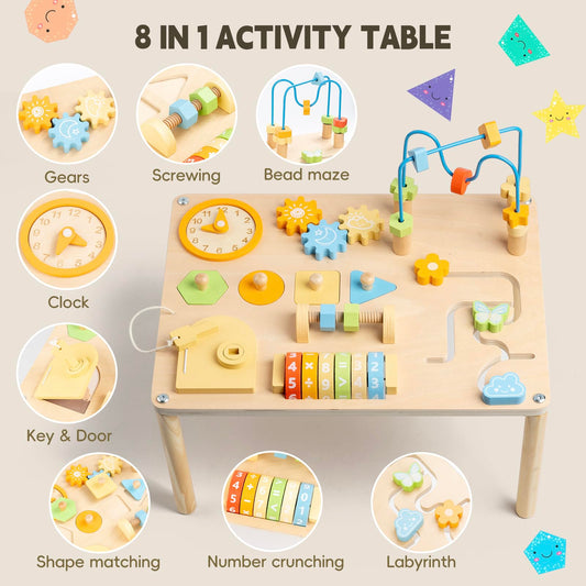 KDSFT macaron-colored play table inviting imaginative pretend play