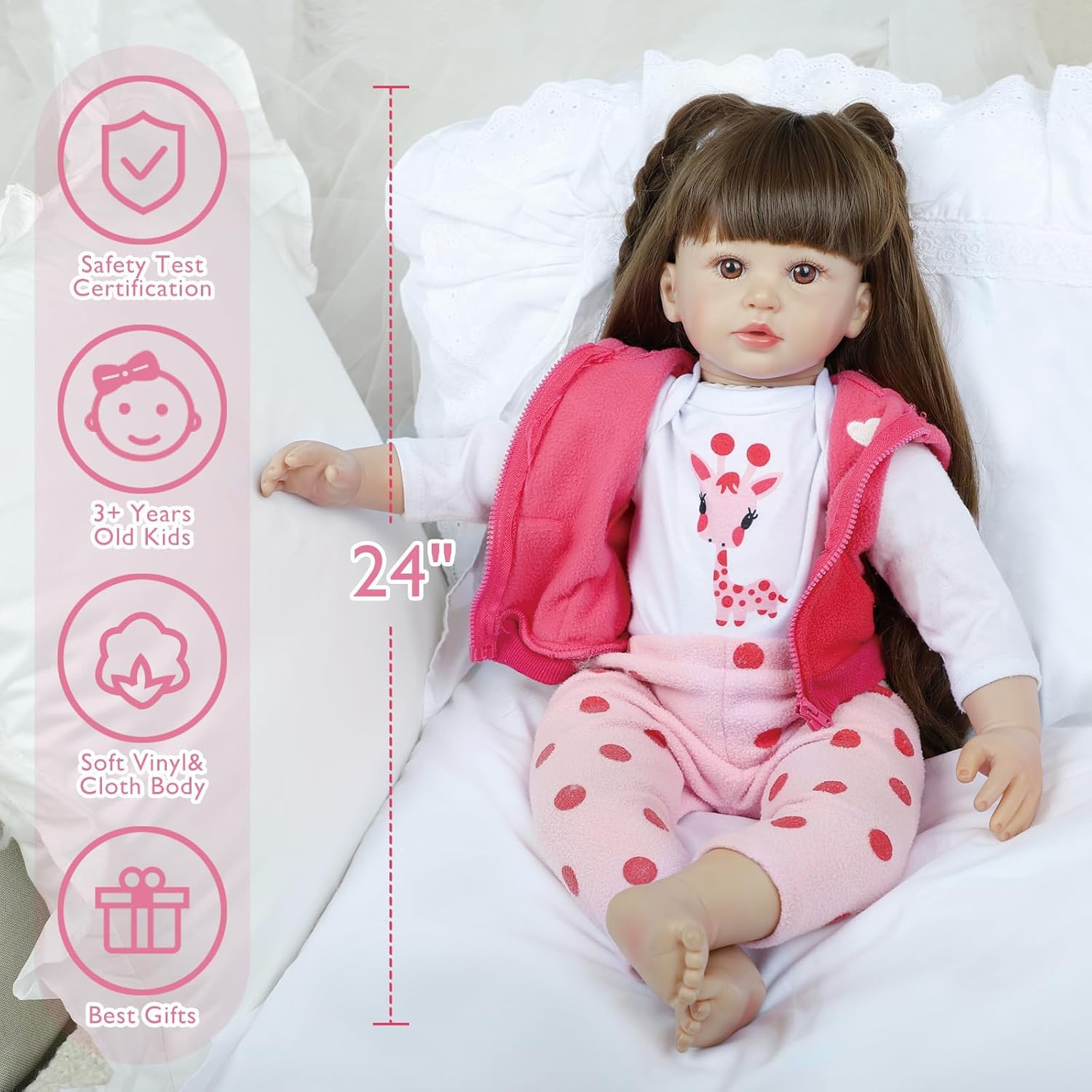 Kdudgso gift box set includes doll and full accessories.