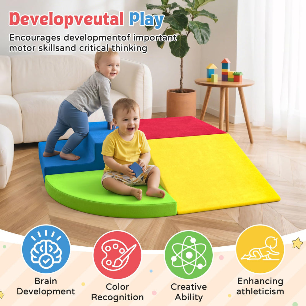 KEALIANA soft foam blocks with safe covers for worry-free indoor climbing