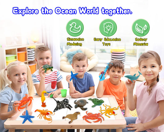 KECIABO Ocean Squid toy supports tactile exploration during bath time
