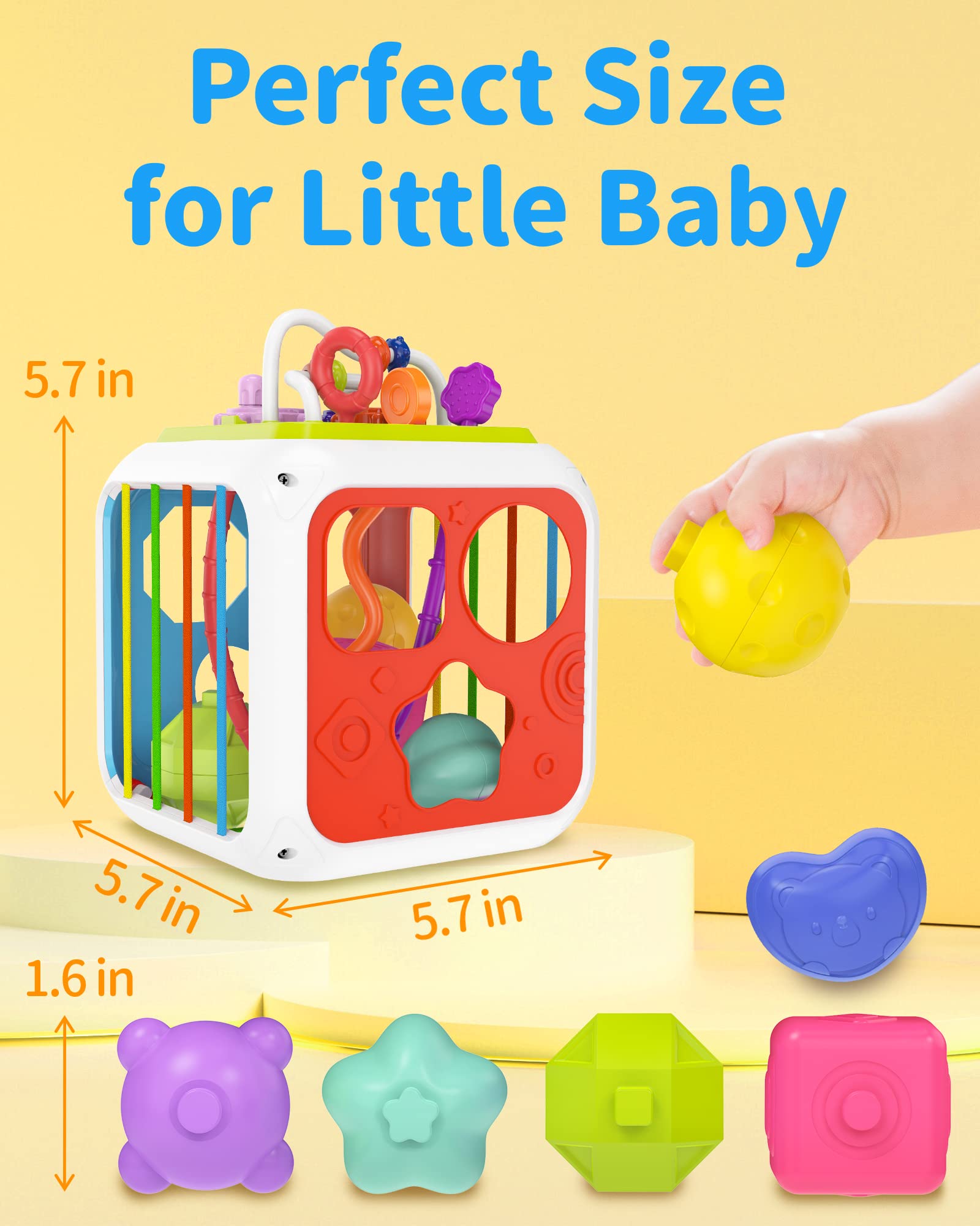 Kecristv sorting and stacking blocks boost fine motor skills and color discovery