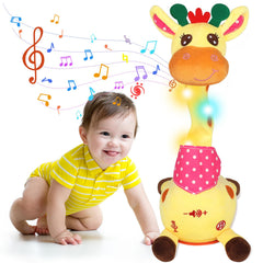 Keculf Dancing Giraffe Toy with LED lights for visual play.