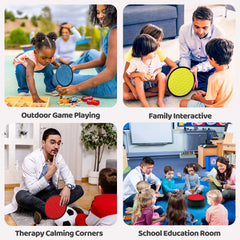 Keculf sensory mats featuring 8.34-inch tiles for portable, machine-washable play.