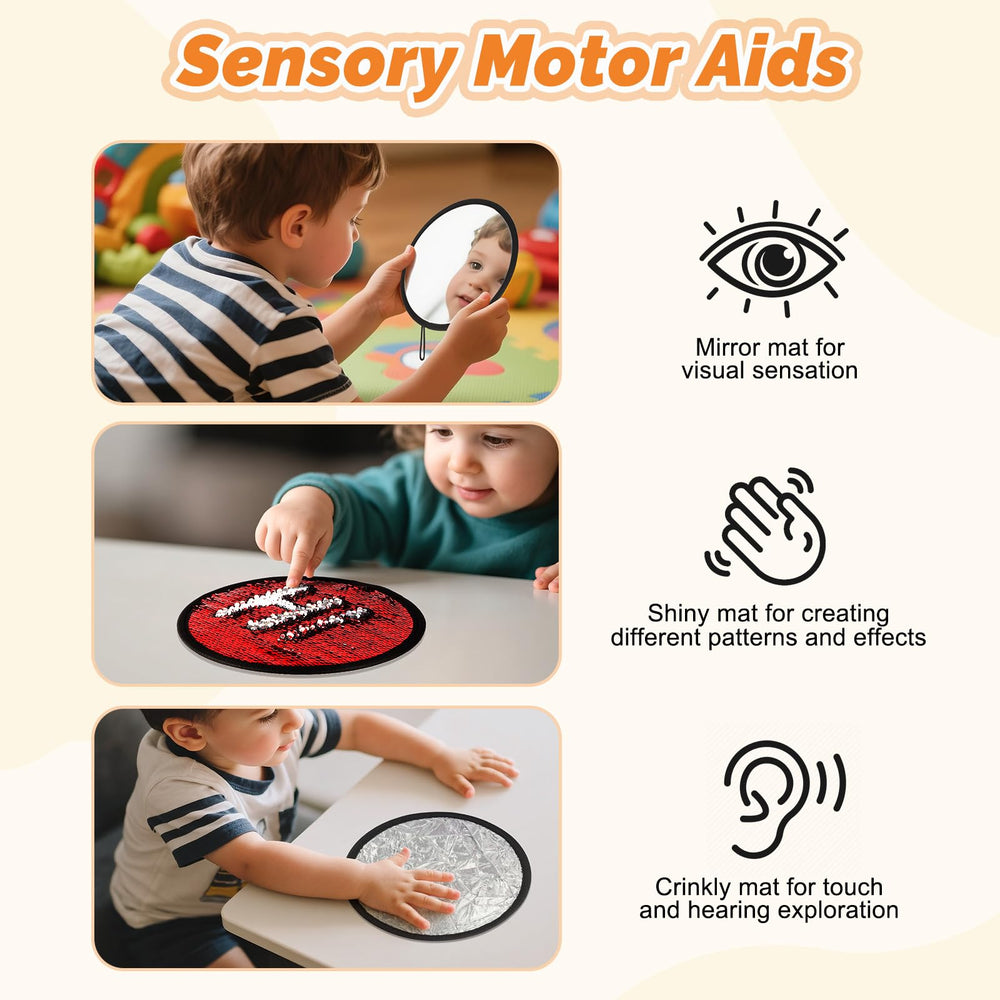 Keculf sensory wall panel shows textures to support fine motor and sensory integration.