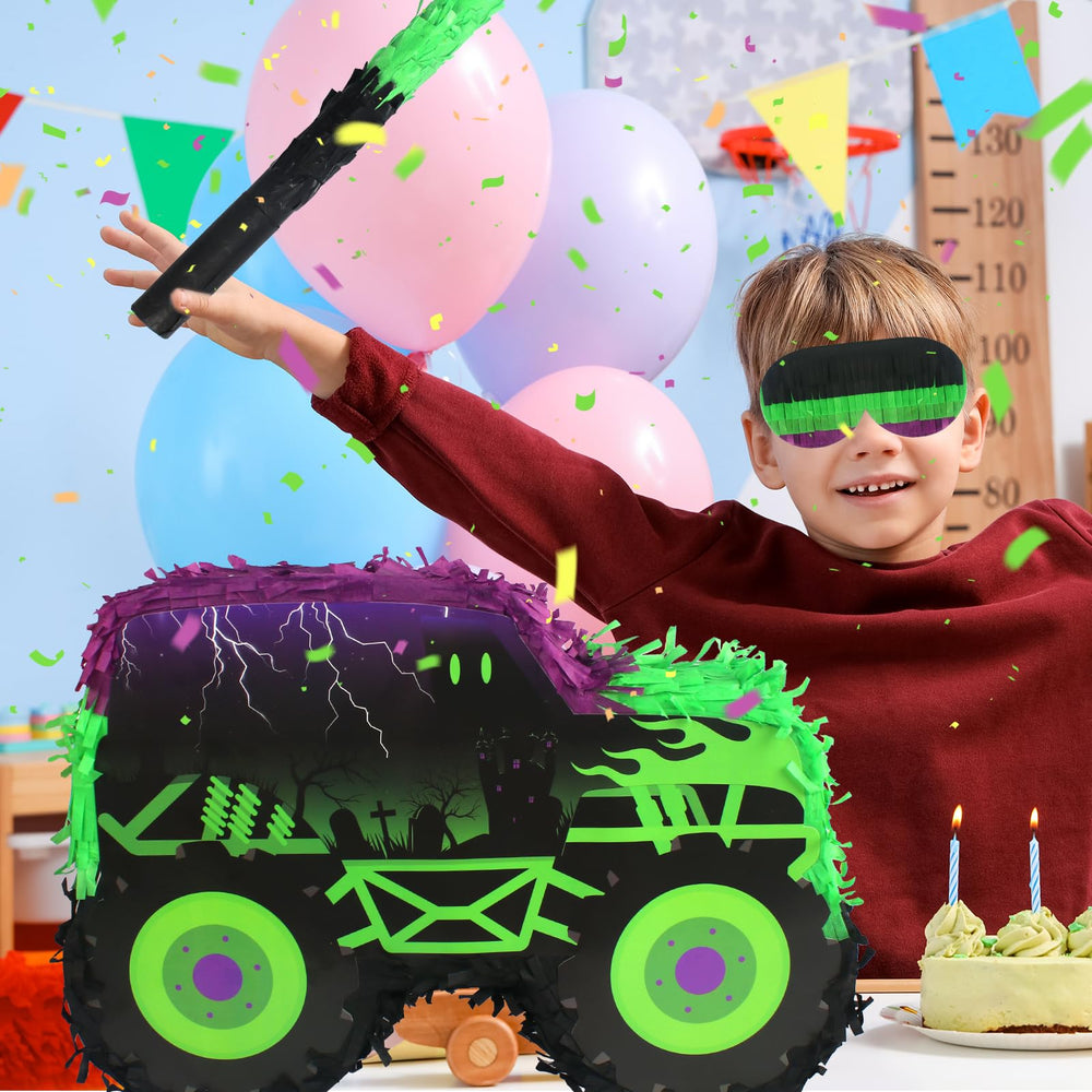 Kedaijin truck-themed party decor idea that sparks birthday excitement.