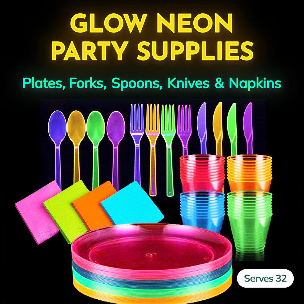 Kedudes neon cups nine oz glow to elevate beverage service