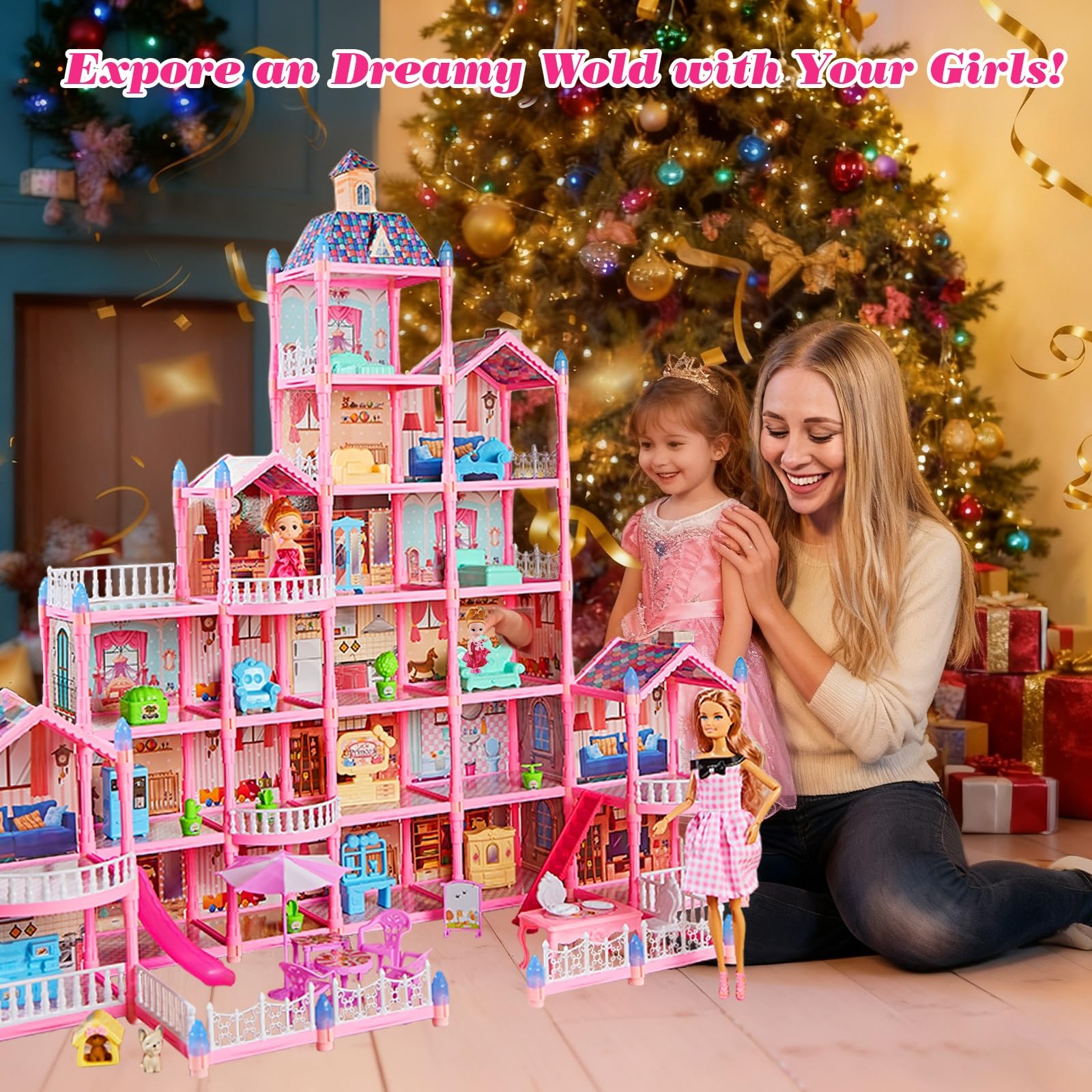 Keefun doll house LED light strip for cozy night play
