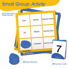 Keeping Busy bingo dementia boards, six double-sided for varied difficulty.