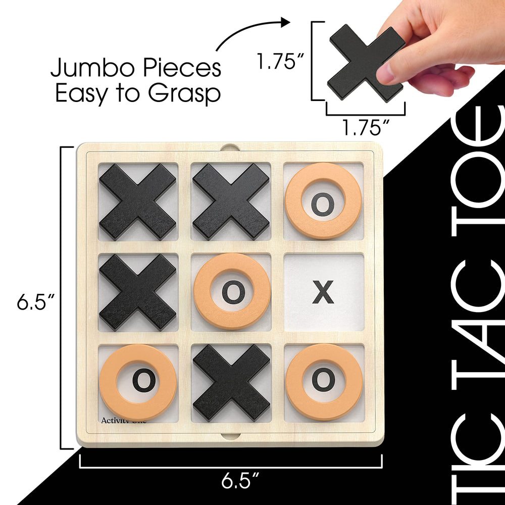 Keeping Busy large-pieces dementia game image highlighting smooth wooden tiles for solo or duo play.