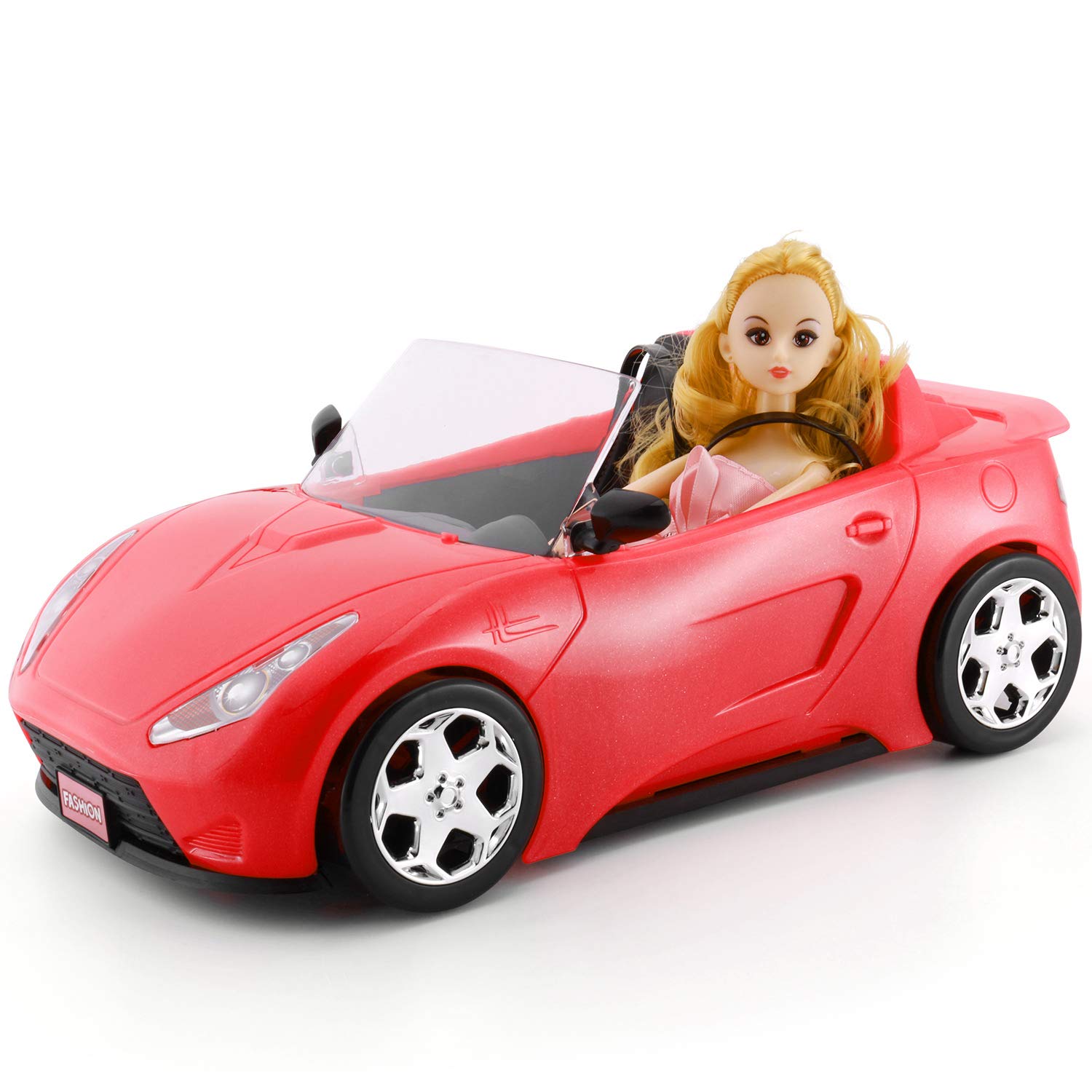 KeepRunning glittering deep red car makes a delightful gift idea
