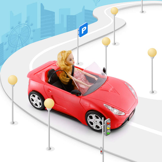 KeepRunning doll car with open roof sparks storytelling during playtime