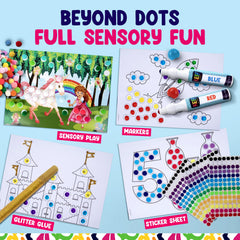 KEFF Dot Art Kids 20 bonus pages expand creative play