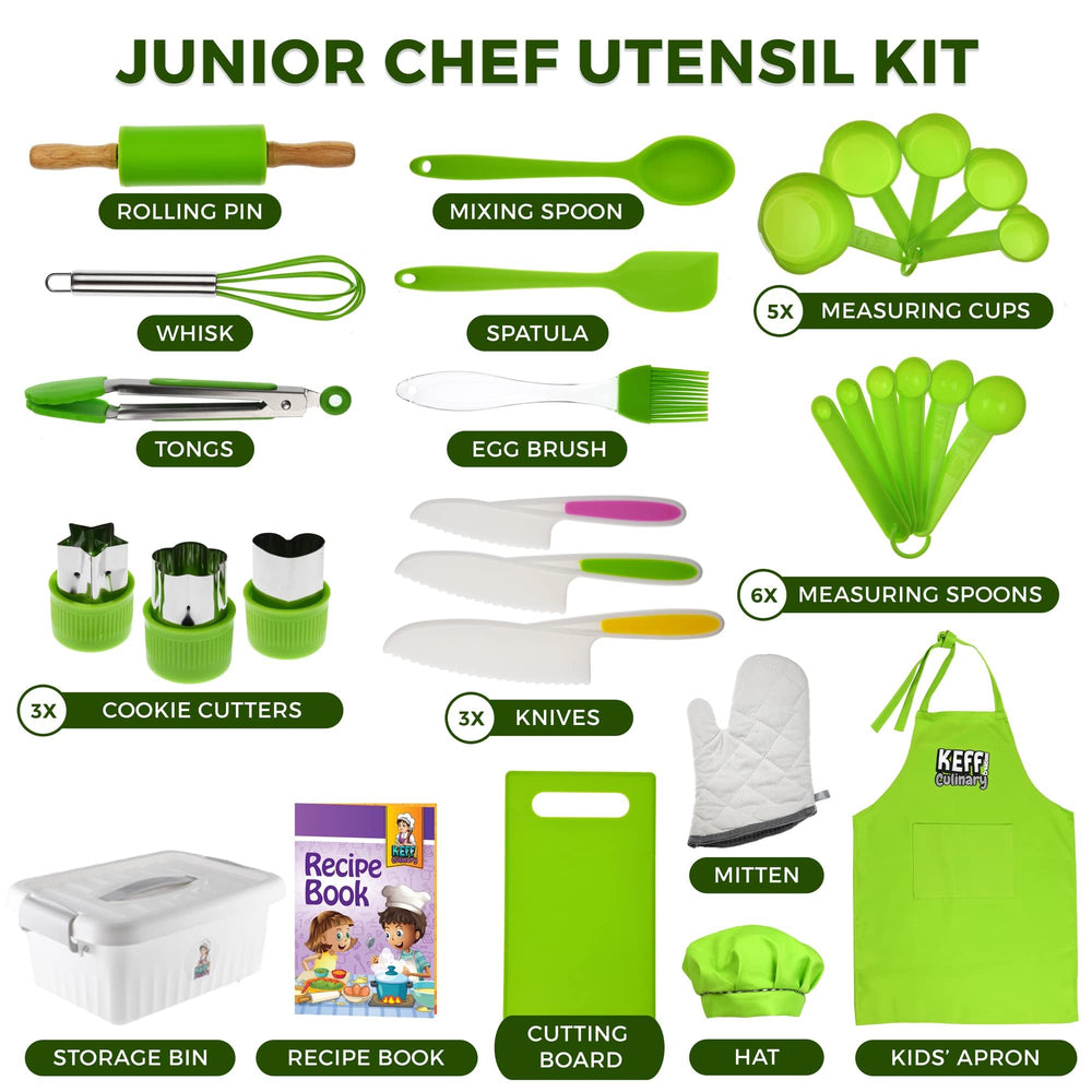 KEFF safe knives and cutting board enable real cooking with supervision