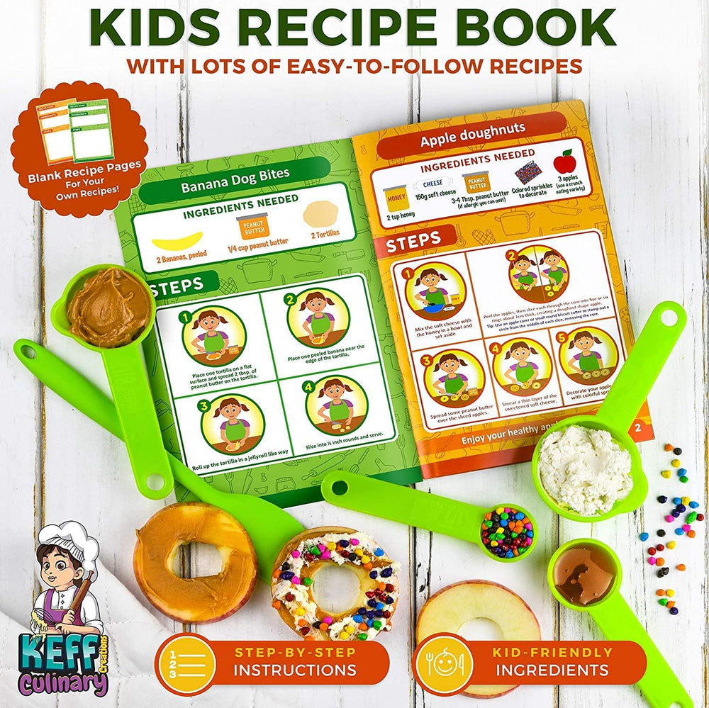 KEFF storage bin keeps kid-friendly kitchen tools organized after play