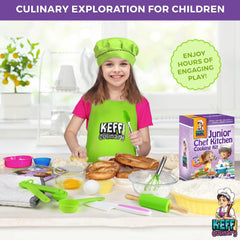 KEFF utensils and cookie cutters provide hands-on cooking fun for toddlers