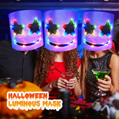 KEHOO Halloween mask with constant light mode for a reliable, eye-catching effect.