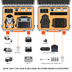 keketoha case opened showing organized compartments for batteries and props
