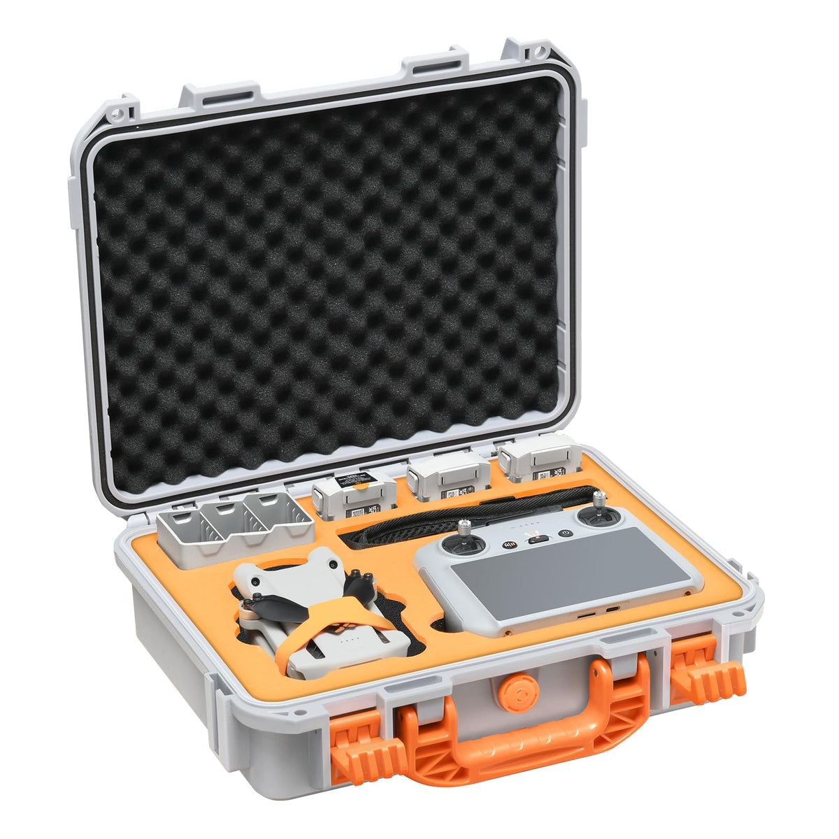 keketoha hard case for DJI Mini 4 Pro front view protects gear during transport
