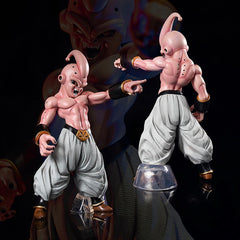 KELAKE GK DBZ Majin Buu figure side view highlights 8.5-inch height for shelf placement