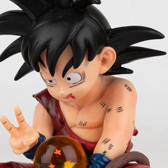 KELAKE GK Super Saiyan Goku statue, vivid centerpiece for shelves.