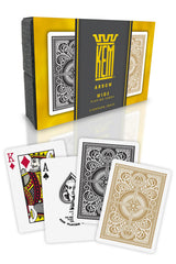 KEM Arrow Black and Gold cards in premium gift box for display and gifting.