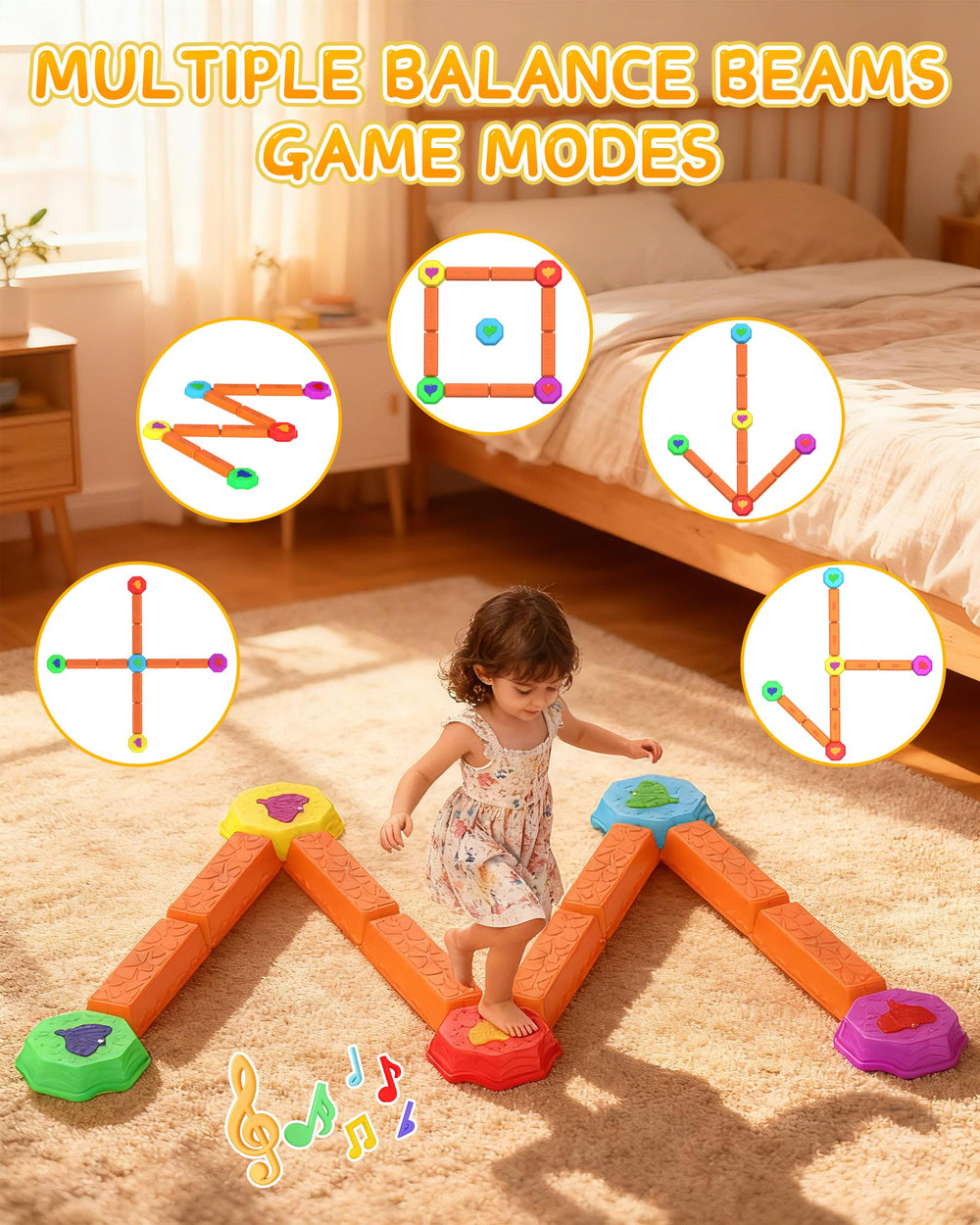kenvc modular obstacle-course pieces let kids design new routes.