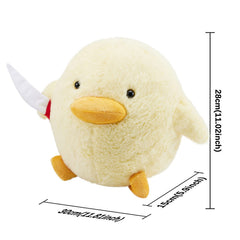 Kephay duck plush car-seat companion for on-the-go fun.