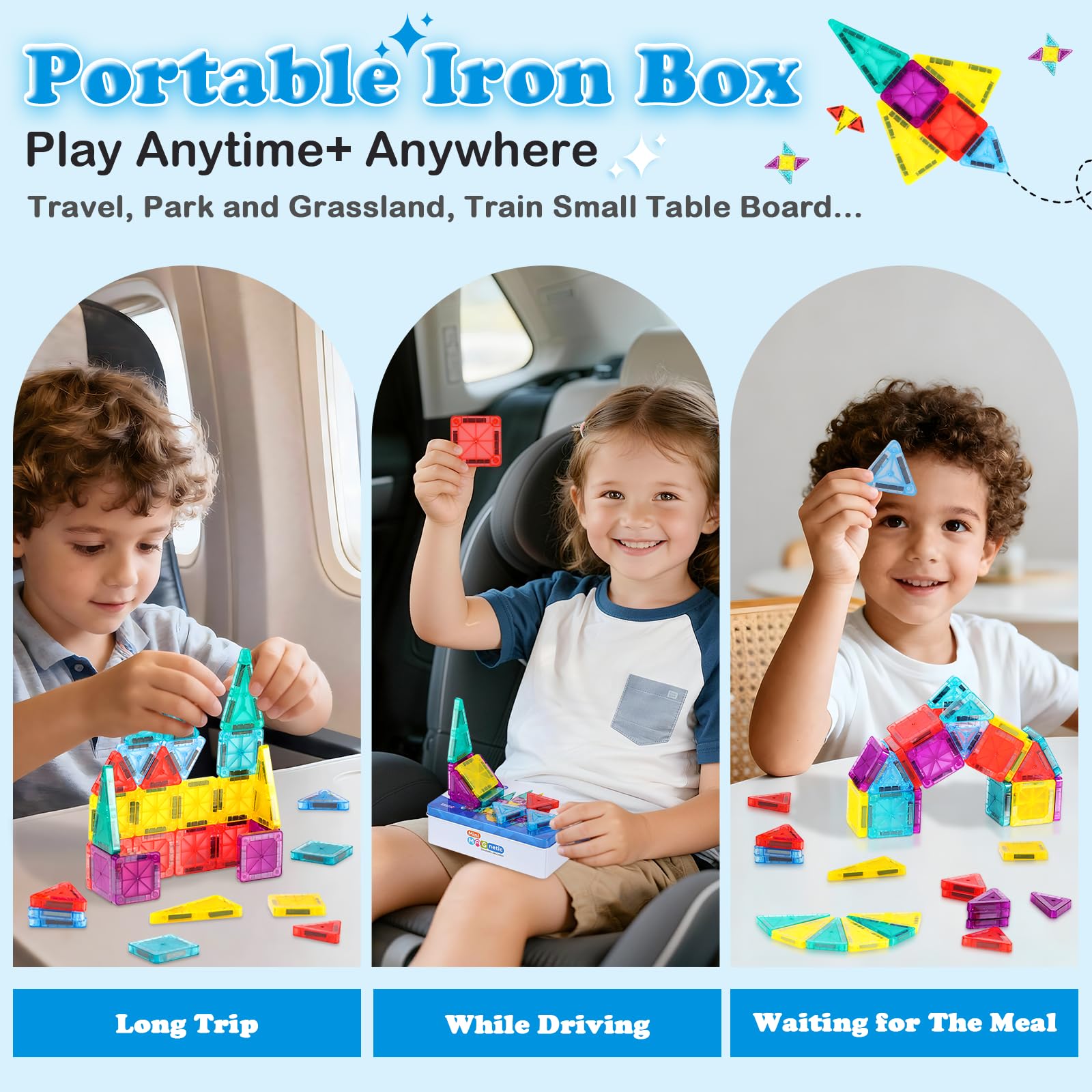 KEPLYKT mini tiles magnets close-up highlighting strong magnetic connections for sturdy builds