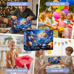Kepovin family puzzle time image promotes screen free bonding and shared problem solving