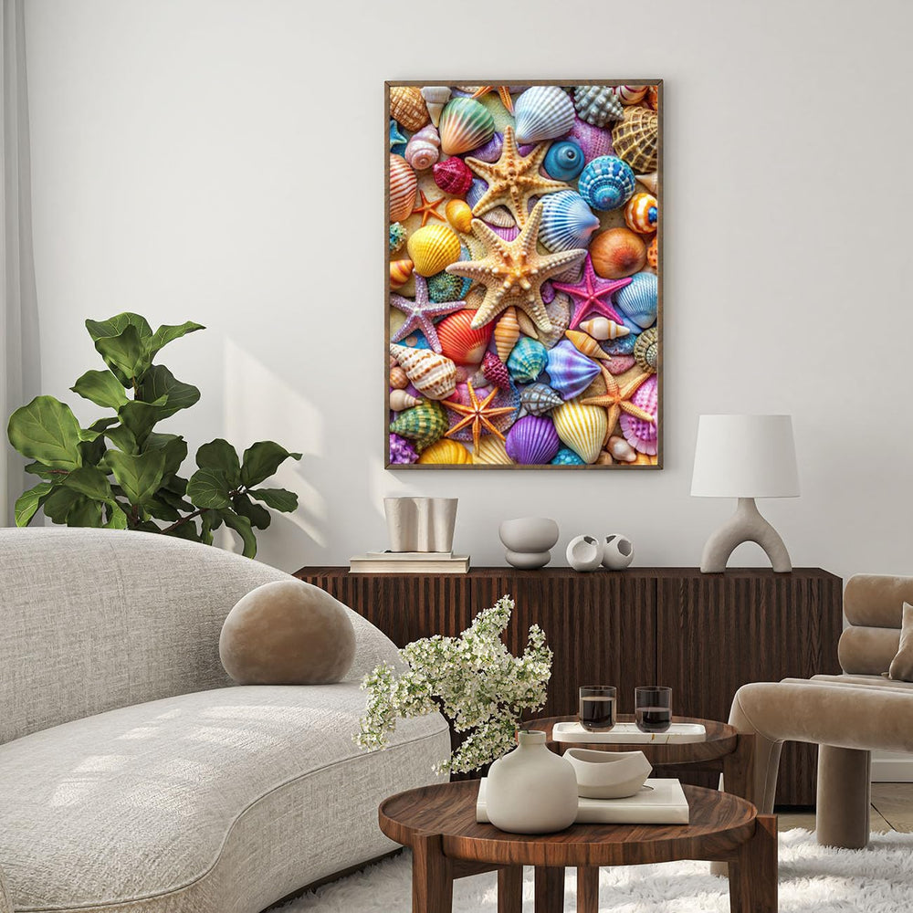 Kepovin finished puzzle measures 50 by 70 cm for display-worthy art