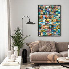 Kepovin landscape puzzle with precision-cut pieces and snug fit