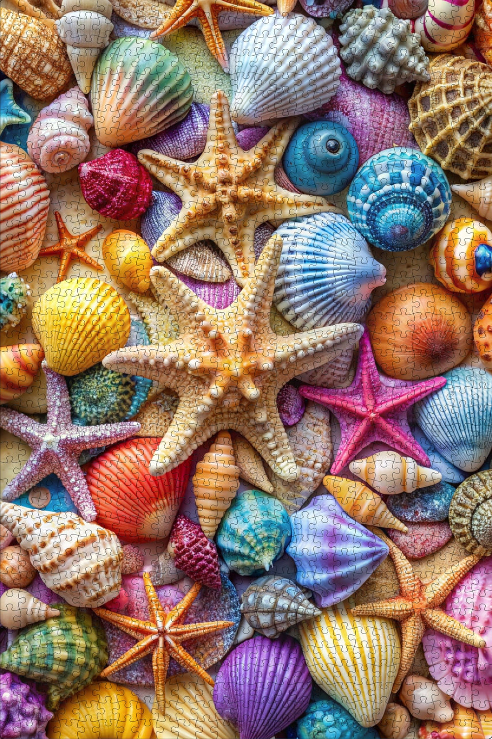 Kepovin close-up seashell colors reveal texture and seaside ambience