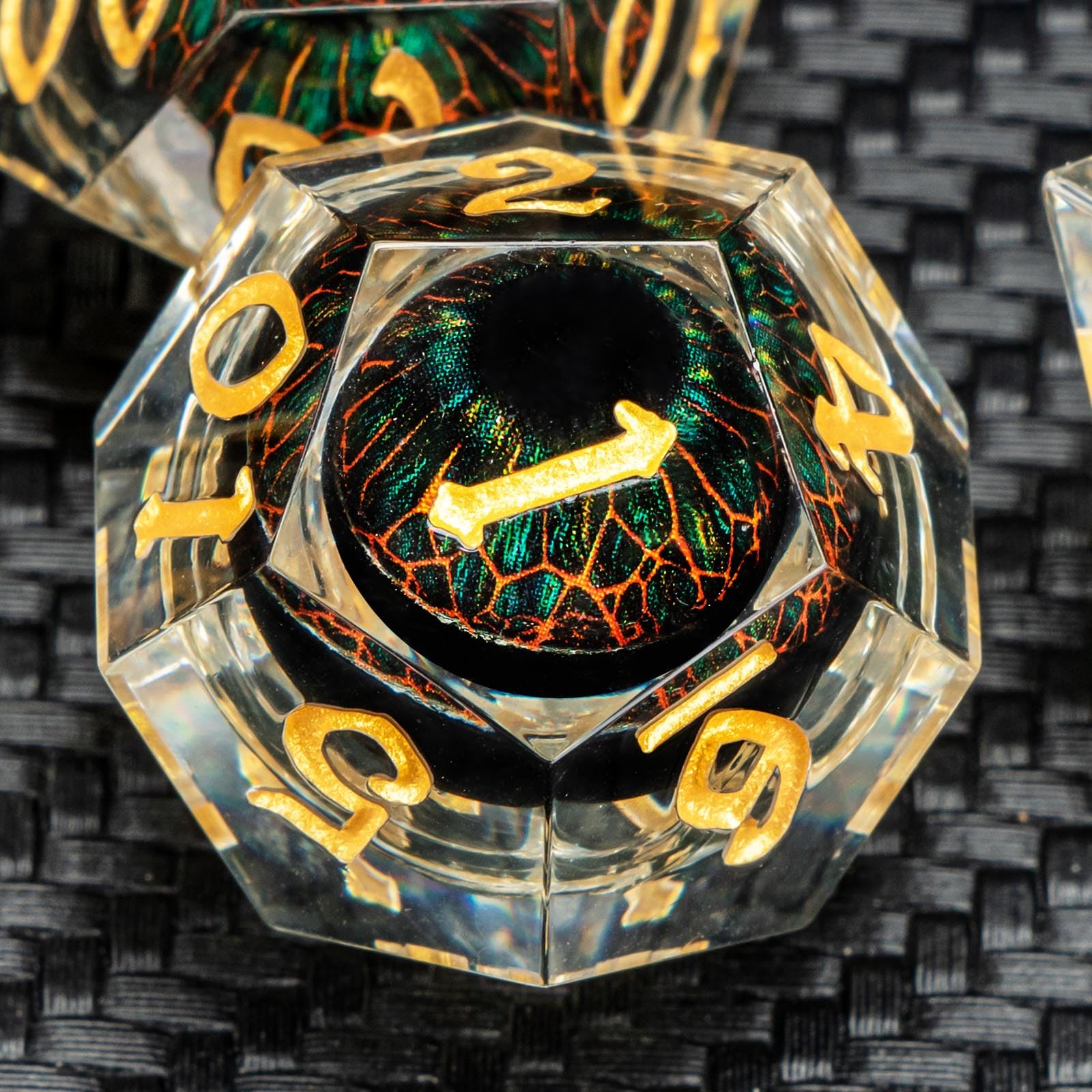 KERWELLSI table-top setup highlights vibrant dice colors on the gaming table