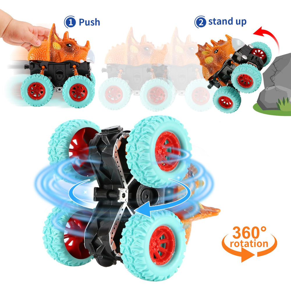 KESIYI construction trucks with movable arms invite hands-on exploration.