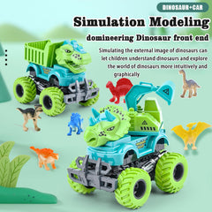 KESIYI gift-boxed dino transport set makes a thoughtful birthday or holiday present.