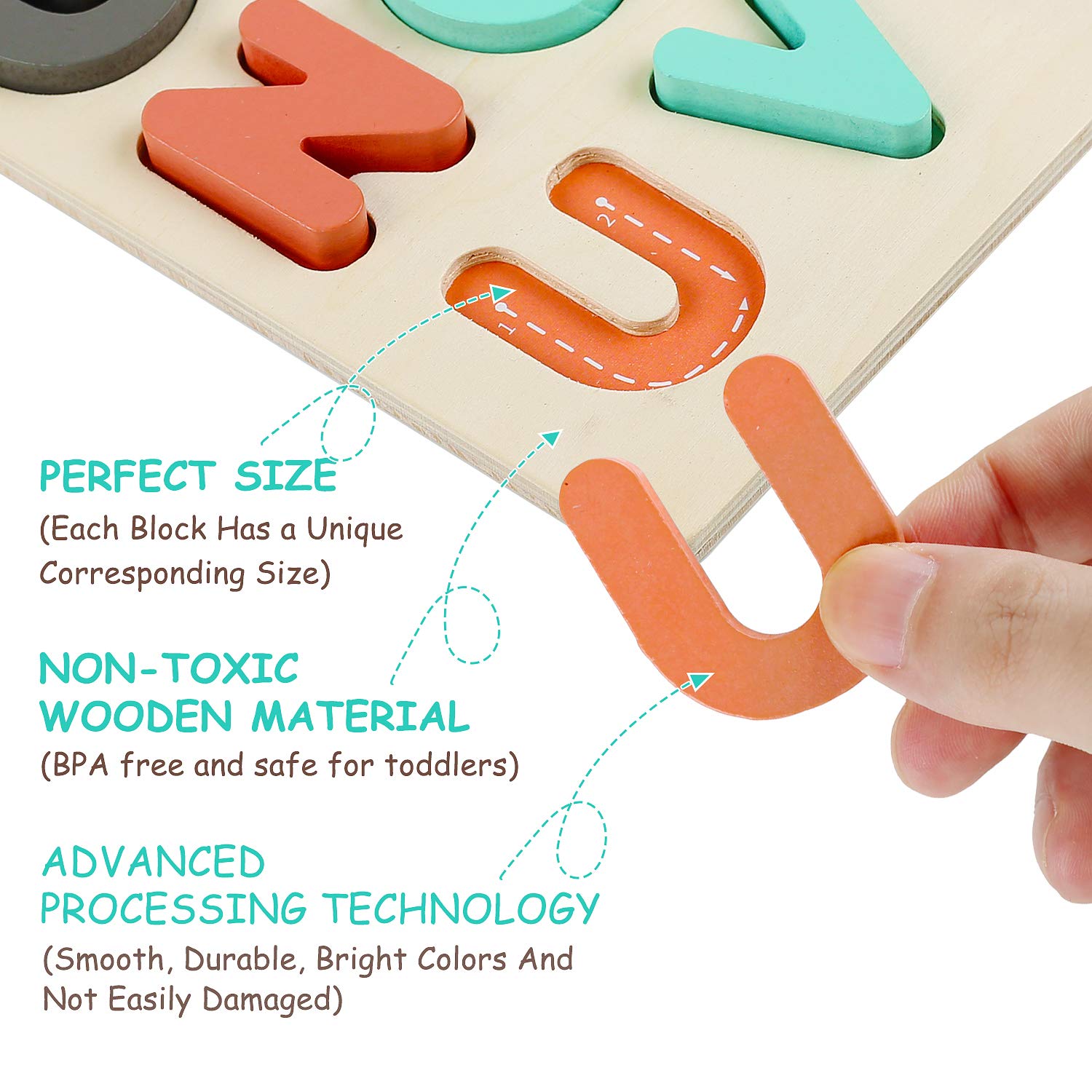 Kesletney wooden puzzle gift pack inspires curiosity and creative play for ages 3 and up.