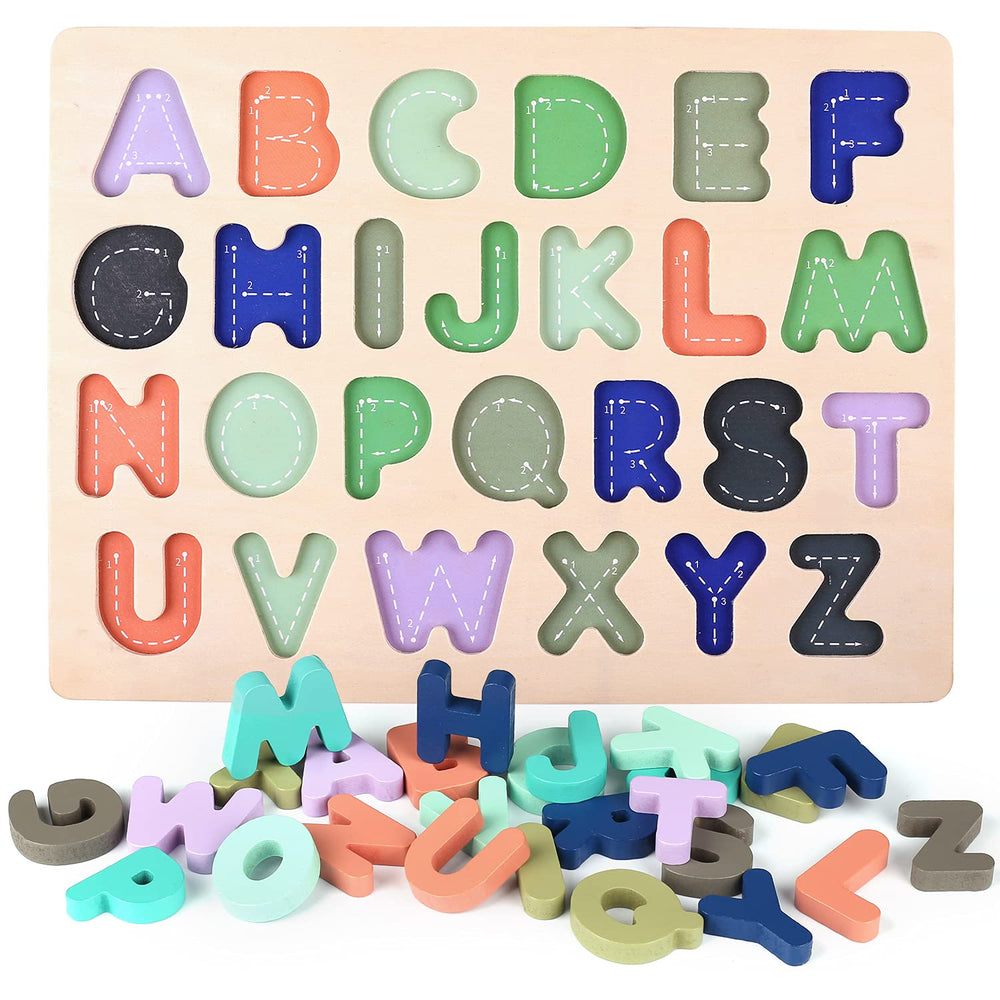 Kesletney wooden puzzles use natural wood and non-toxic paints for safe, durable play.