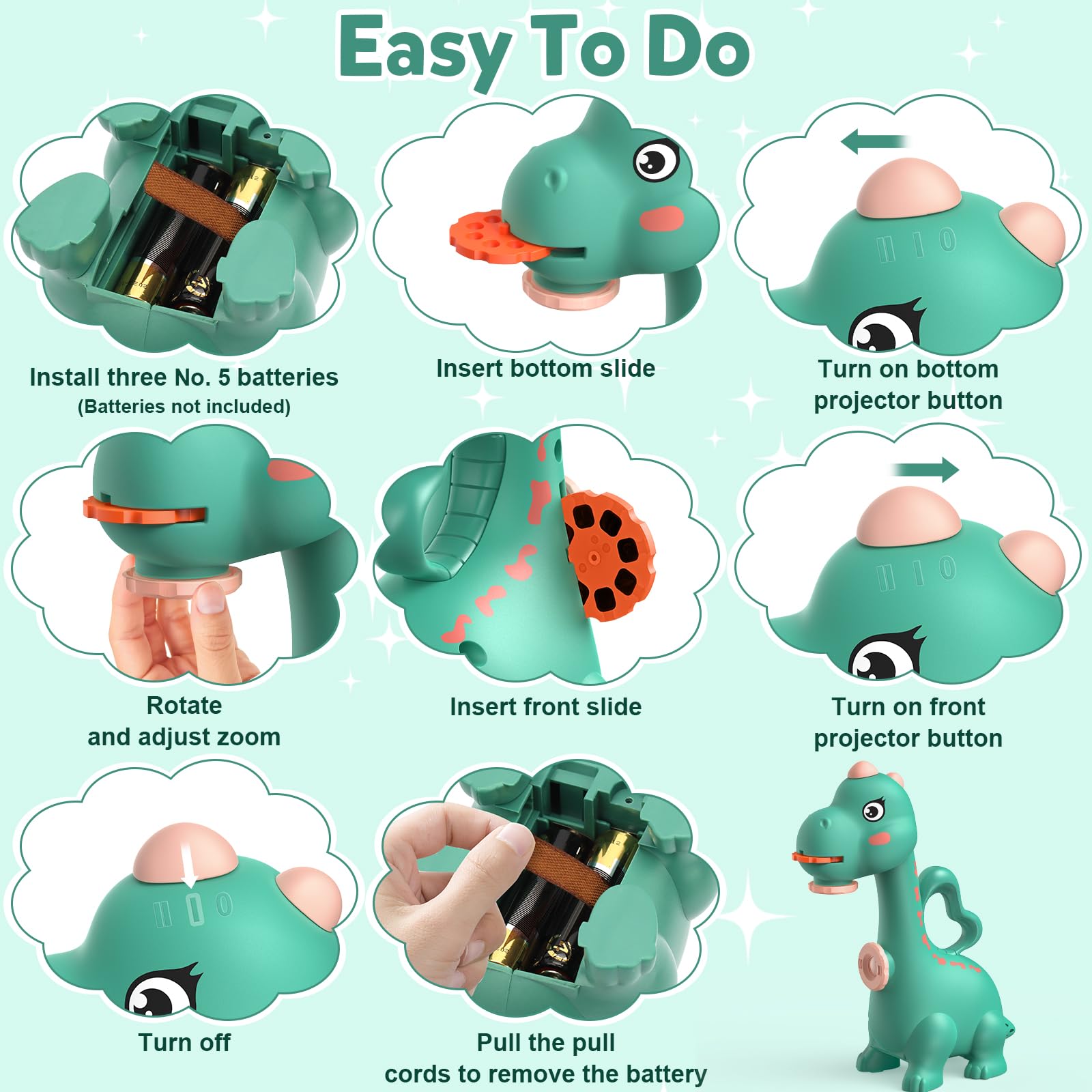 KETIEE dinosaur projector kit makes a fun gift.
