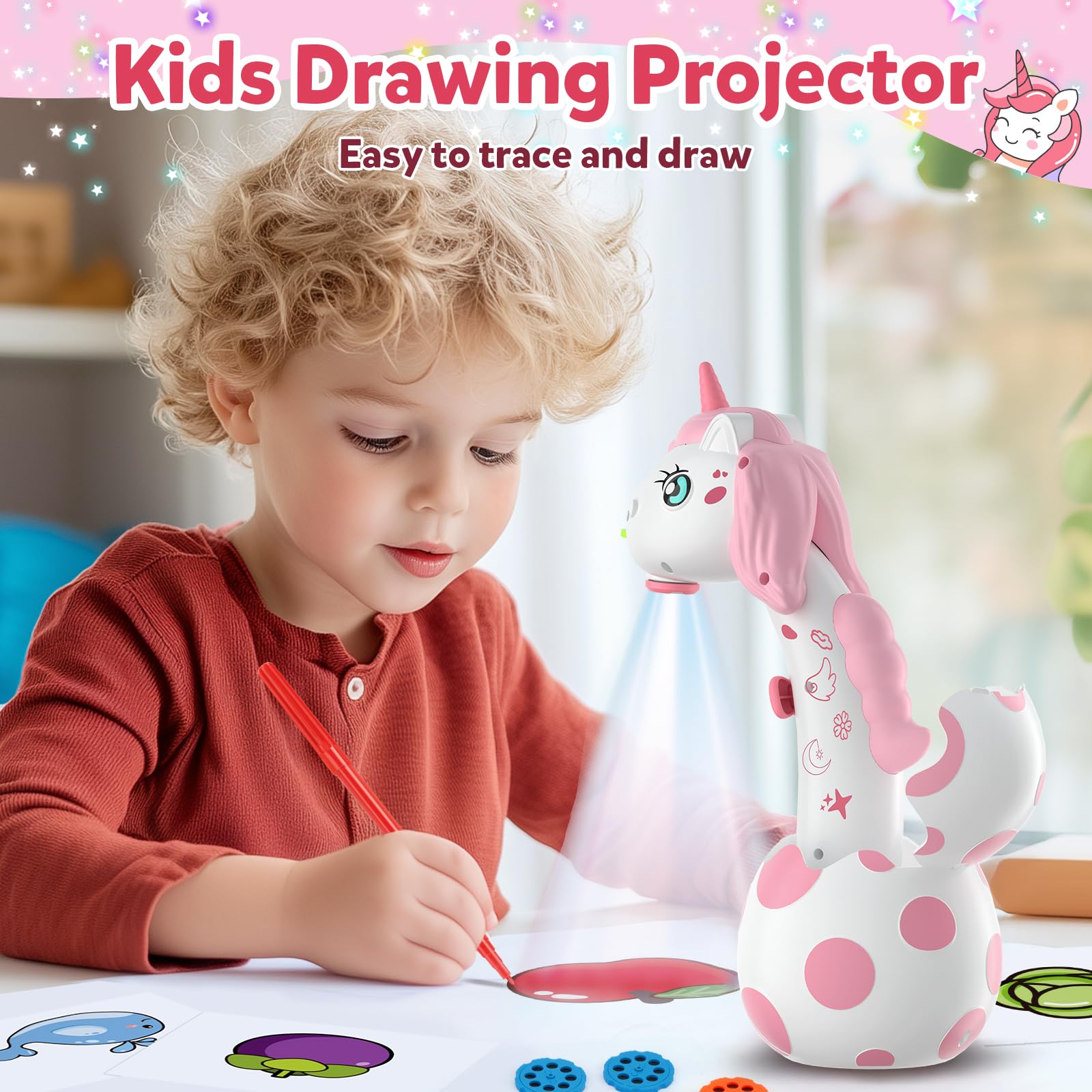KETIEE Projector battery access supports portable play.