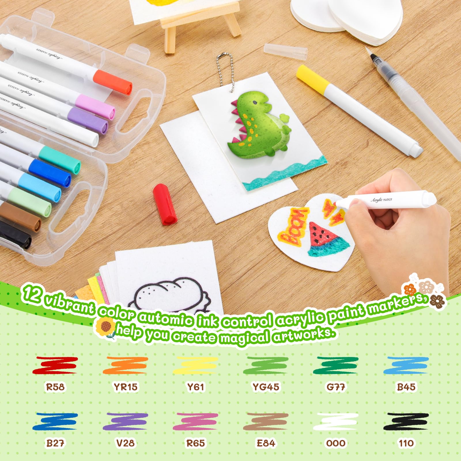 KETIEE water brush pen large enables smooth washes and broad strokes
