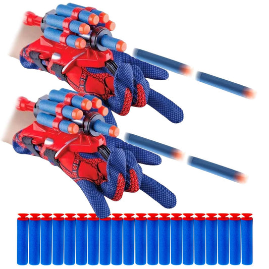 Keumi spider web shooter 2-set packaging display for easy gifting