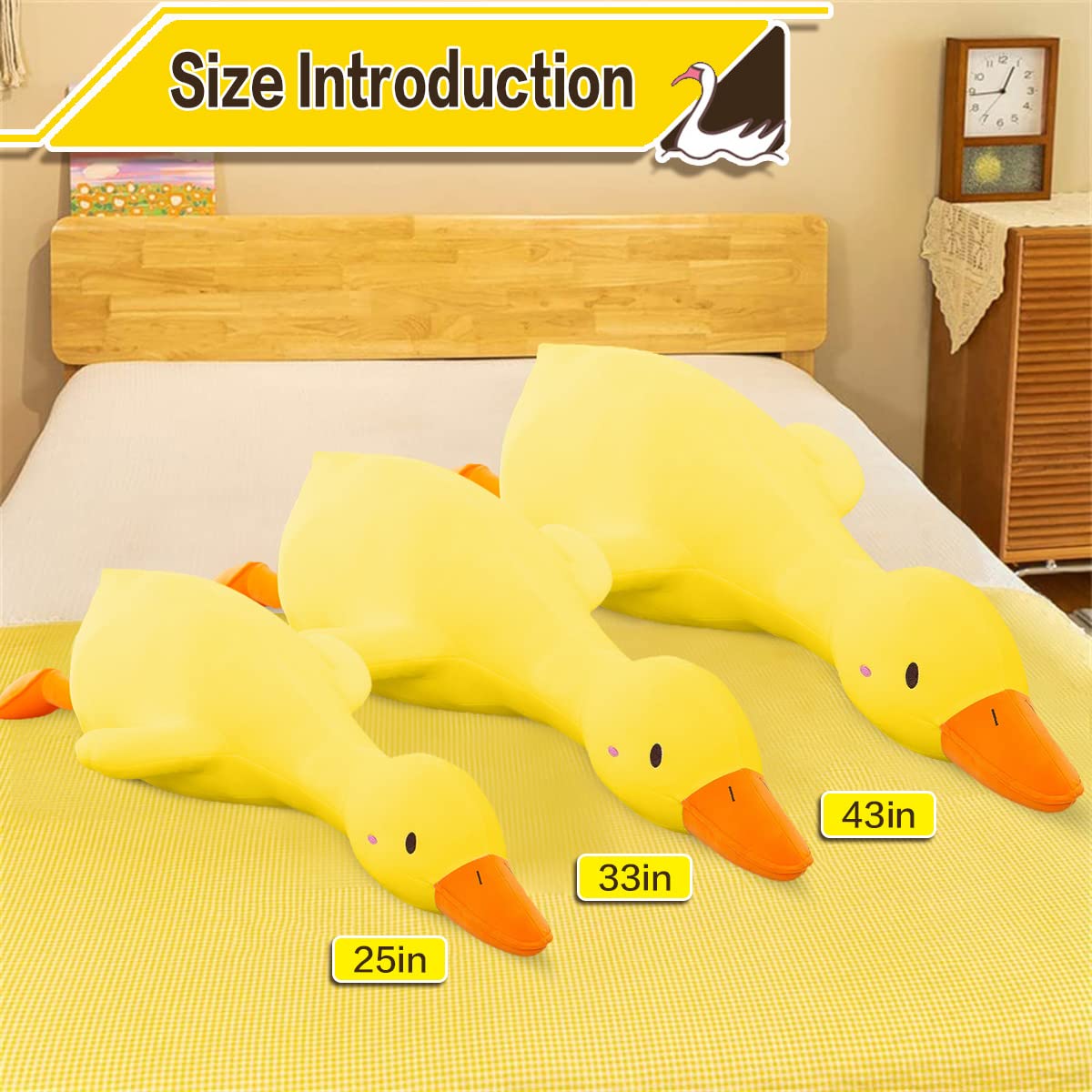 Kewo duck plush pillow close-up, incredibly soft fabric for cozy lounging.