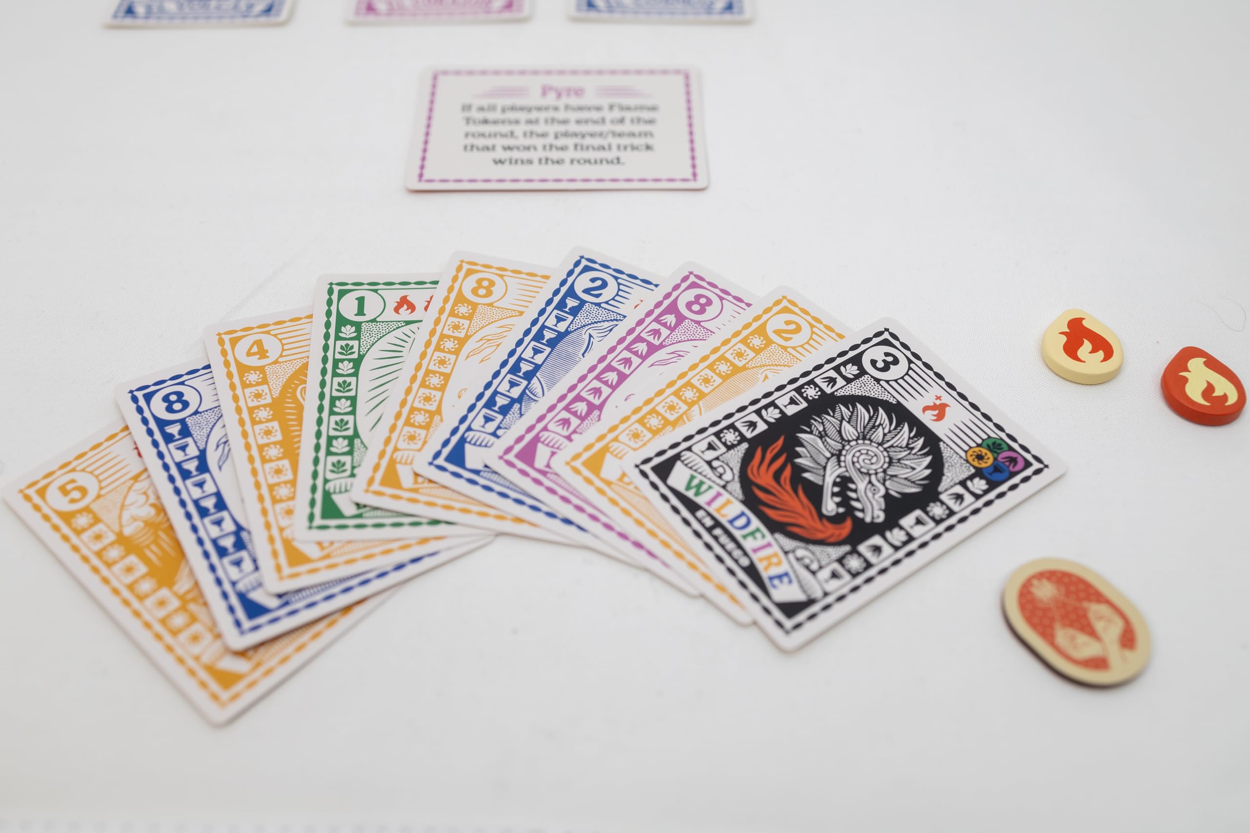 Keymaster Fuego Caliente card action shot highlights strategic twists