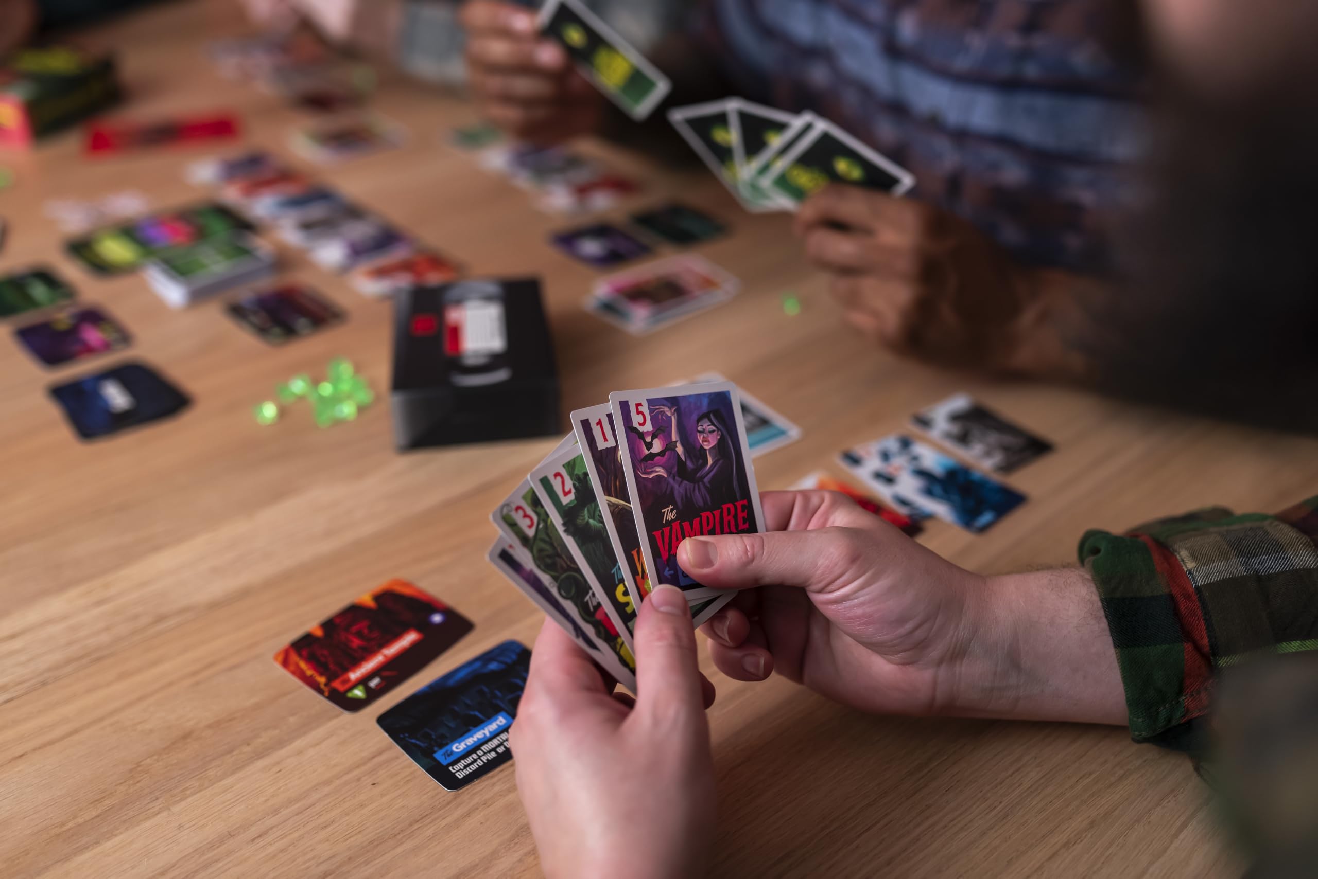 Keymaster Games Campy Creatures card-back design signals easy setup.